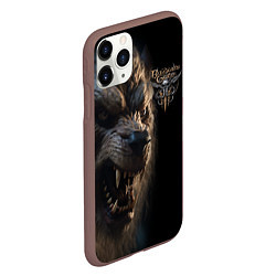 Чехол iPhone 11 Pro матовый Baldurs Gate 3 оборотень, цвет: 3D-коричневый — фото 2