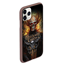 Чехол iPhone 11 Pro матовый Baldurs Gate 3 diablo, цвет: 3D-коричневый — фото 2