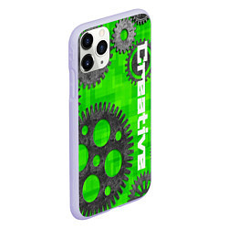 Чехол iPhone 11 Pro матовый Креатив, цвет: 3D-светло-сиреневый — фото 2