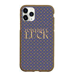 Чехол iPhone 11 Pro матовый Powerful Luck, цвет: 3D-коричневый