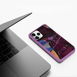 Чехол iPhone 11 Pro матовый Коносуба Мэгумин, цвет: 3D-фиолетовый — фото 2