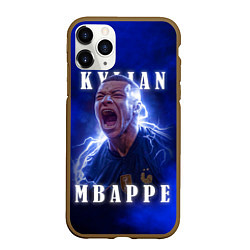 Чехол iPhone 11 Pro матовый Килиан Мбаппе сборная Франции