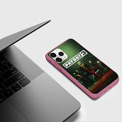 Чехол iPhone 11 Pro матовый Грабители Payday 3, цвет: 3D-малиновый — фото 2