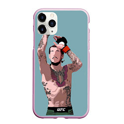 Чехол iPhone 11 Pro матовый Suga sean omelly, цвет: 3D-розовый