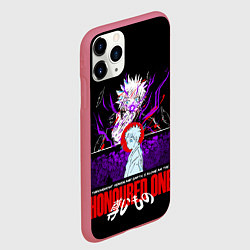 Чехол iPhone 11 Pro матовый Сатору Годжо избранный, цвет: 3D-малиновый — фото 2