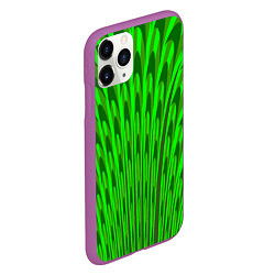 Чехол iPhone 11 Pro матовый Травяные стрелы, цвет: 3D-фиолетовый — фото 2