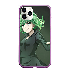 Чехол iPhone 11 Pro матовый One Punch Man Тацумаки