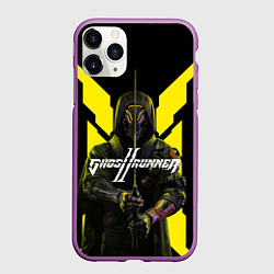 Чехол iPhone 11 Pro матовый Кибер самурай ghostrunner 2