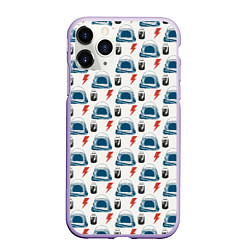 Чехол iPhone 11 Pro матовый Майор том космический узор, цвет: 3D-светло-сиреневый