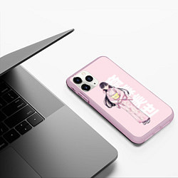 Чехол iPhone 11 Pro матовый Милая Миё, цвет: 3D-розовый — фото 2