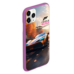 Чехол iPhone 11 Pro матовый Forza Horison осенний пейзаж, цвет: 3D-фиолетовый — фото 2