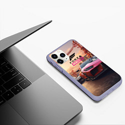 Чехол iPhone 11 Pro матовый Forza street racihg, цвет: 3D-светло-сиреневый — фото 2