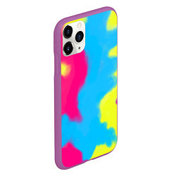 Чехол iPhone 11 Pro матовый Тай-дай из фильма Барби, цвет: 3D-фиолетовый — фото 2