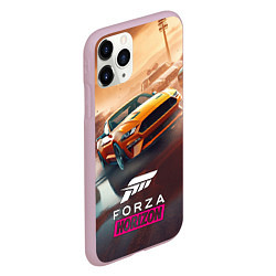 Чехол iPhone 11 Pro матовый Forza Horizon race, цвет: 3D-розовый — фото 2