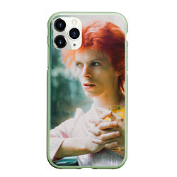 Чехол iPhone 11 Pro матовый David Bowie in Haddon Hall, цвет: 3D-салатовый