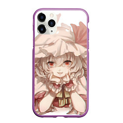 Чехол iPhone 11 Pro матовый Touhou Project Flandre Scarlet Cute, цвет: 3D-фиолетовый