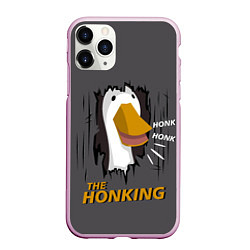 Чехол iPhone 11 Pro матовый The honking, цвет: 3D-розовый