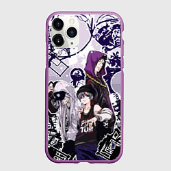 Чехол iPhone 11 Pro матовый Троица - Темный дворецкий, цвет: 3D-фиолетовый