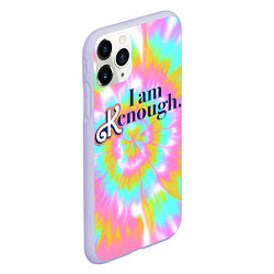 Чехол iPhone 11 Pro матовый I am Kenough - retro tie-dye, цвет: 3D-светло-сиреневый — фото 2