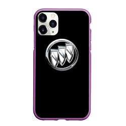 Чехол iPhone 11 Pro матовый Buick sport car, цвет: 3D-фиолетовый