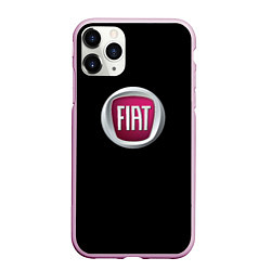 Чехол iPhone 11 Pro матовый Fiat sport pro, цвет: 3D-розовый