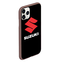 Чехол iPhone 11 Pro матовый Suzuki sport brend, цвет: 3D-коричневый — фото 2