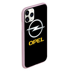 Чехол iPhone 11 Pro матовый Opel sport car, цвет: 3D-розовый — фото 2