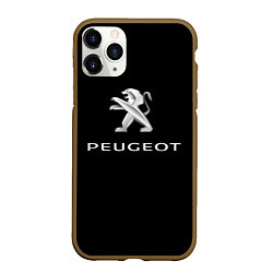 Чехол iPhone 11 Pro матовый Peugeot sport car
