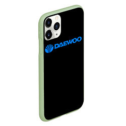 Чехол iPhone 11 Pro матовый Daewoo sport korea, цвет: 3D-салатовый — фото 2