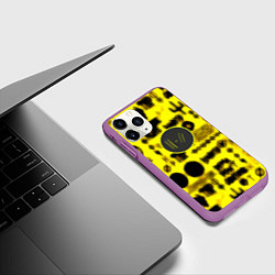 Чехол iPhone 11 Pro матовый Twenty one pilots logobombing, цвет: 3D-фиолетовый — фото 2