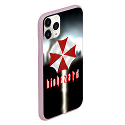 Чехол iPhone 11 Pro матовый Raccoon city, цвет: 3D-розовый — фото 2