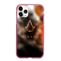 Чехол iPhone 11 Pro матовый Assassins creed mirage, цвет: 3D-малиновый