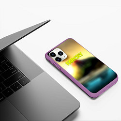 Чехол iPhone 11 Pro матовый Farcry tropicano, цвет: 3D-фиолетовый — фото 2