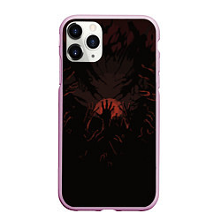 Чехол iPhone 11 Pro матовый Руки зомби на закате, цвет: 3D-розовый