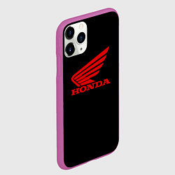 Чехол iPhone 11 Pro матовый Honda sportcar, цвет: 3D-фиолетовый — фото 2