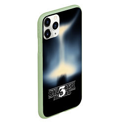 Чехол iPhone 11 Pro матовый Загадочные события 3, цвет: 3D-салатовый — фото 2