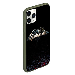 Чехол iPhone 11 Pro матовый Sabaton Bird, цвет: 3D-темно-зеленый — фото 2