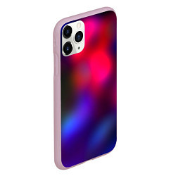 Чехол iPhone 11 Pro матовый Гградиент красный и синий, цвет: 3D-розовый — фото 2