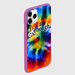 Чехол iPhone 11 Pro матовый Барби - i am kenough, цвет: 3D-фиолетовый — фото 2