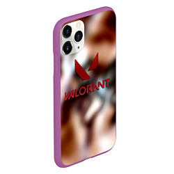 Чехол iPhone 11 Pro матовый Valorant riot games, цвет: 3D-фиолетовый — фото 2