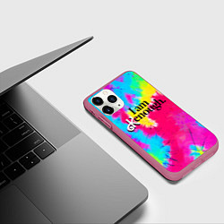 Чехол iPhone 11 Pro матовый I am kenough - meme, цвет: 3D-малиновый — фото 2
