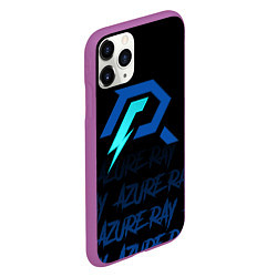 Чехол iPhone 11 Pro матовый Azure ray, цвет: 3D-фиолетовый — фото 2