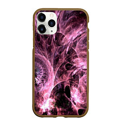 Чехол iPhone 11 Pro матовый Узоры в иллюстрации, цвет: 3D-коричневый