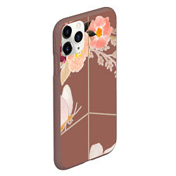 Чехол iPhone 11 Pro матовый Make love - not war, цвет: 3D-коричневый — фото 2