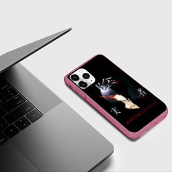 Чехол iPhone 11 Pro матовый Сид Кагэно - Восхождение в тени, цвет: 3D-малиновый — фото 2