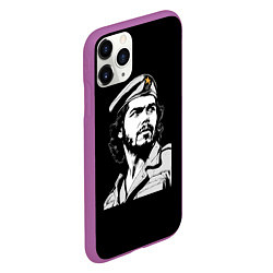 Чехол iPhone 11 Pro матовый Che Guevara - Hasta La Victoria, цвет: 3D-фиолетовый — фото 2