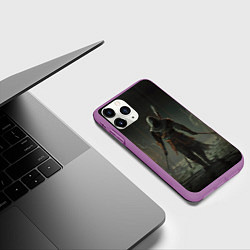 Чехол iPhone 11 Pro матовый Герой assassins creed jade, цвет: 3D-фиолетовый — фото 2