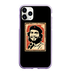 Чехол iPhone 11 Pro матовый Команданте Че Гевара, цвет: 3D-светло-сиреневый