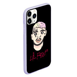 Чехол iPhone 11 Pro матовый Lil Peep rap music, цвет: 3D-светло-сиреневый — фото 2