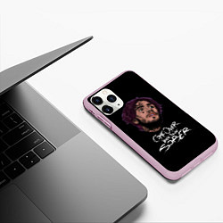 Чехол iPhone 11 Pro матовый Game over Lil peep, цвет: 3D-розовый — фото 2